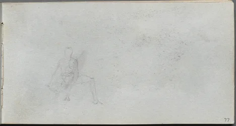 Sketchbook, page 77: Figure Study