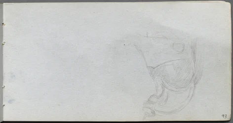 Sketchbook, Page 93: Study of a Saddle
