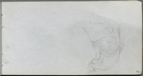 Sketchbook, Page 93: Study of a Saddle