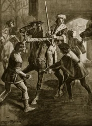 Edward IV flees from the Archbishop