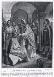 The bishop of Seez cuts Henry I