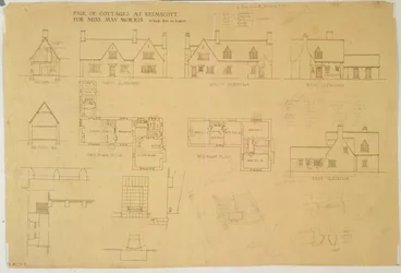 Pair of Cottages at Kelmscott for Miss May Morris, c.1915