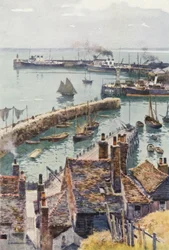 Folkestone Harbour from Eastcliffe