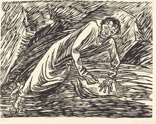 The Writing Prophet Saint John on Patmos, 1919