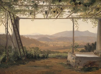Fountain and Pergola in Italy