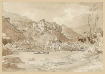 View of Heidelberg Castle and the lower town