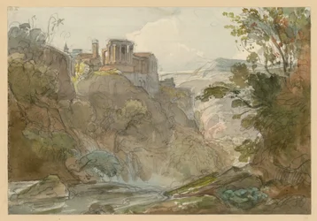 Mountain Landscape with the Temple of the Sibyl in Tivoli