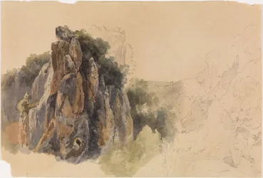 Landscape Study with Rocks