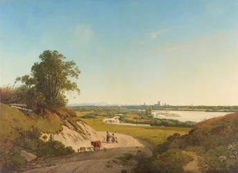 View from Oberföhring to Munich