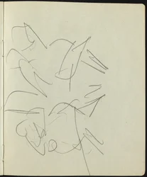 Dancers and Performers Page from a Sketchbook, c. 1911