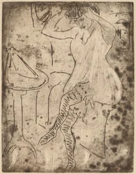 Dodo Arranging Her Hair, 1909
