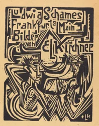 Ludwig Schames Frankfurt a Main Bilder von E L Kirchner, 1919
