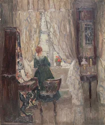 In the Salon, c.1910