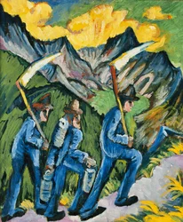 Alpine Life, Triptych