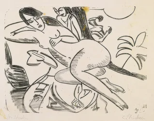 Reclining Nude on a Blanket