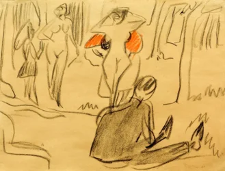 Bathers in Moritzburg