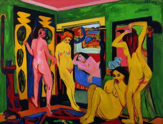Bathers in a Room, 1909-after 1926