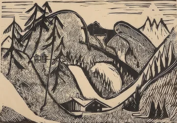 Mountain Landscape near Glarus