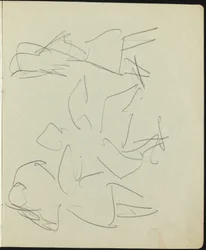 Dancers and Performers (Page from a Sketchbook)
