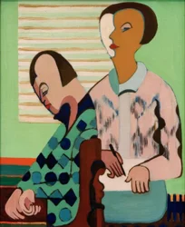 The Couple. Self-Portrait with Erna