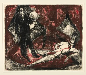 The Murderer, illustration for Zola