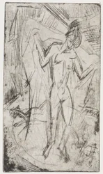 The Dance between the Women/Bathers with Cat