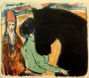Black Stallion, Rider and Clown