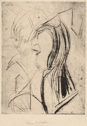 Heads of Two Girls