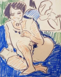 Crouching Dodo with Book