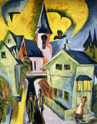 Konigstein with Red Church