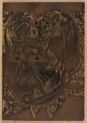 Head of Dr. Bauer, drawing block