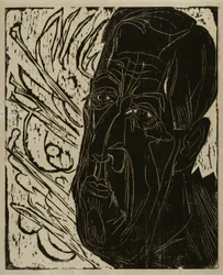 Head of Henry van de Velde (dark) - Black van de Velde Head