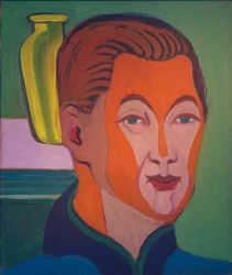 Head of the Painter (Self-Portrait)