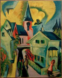 Königstein with Red Church
