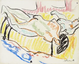Love Couple in Studio (Two Nudes)