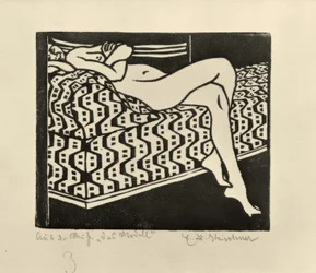 Nude Girl on the Sofa