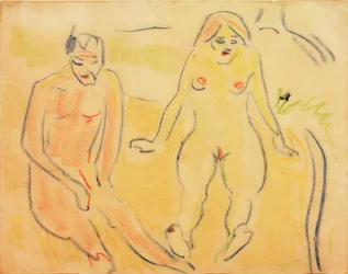 Man and Woman (Sitting on the Meadow)