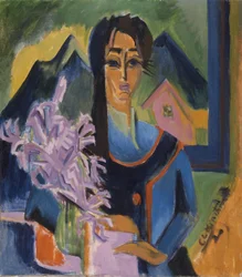 Maryli (Young Woman with Bouquet of Carnations)