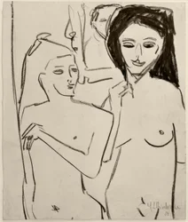 Untitled (Two Naked Girls)