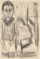 Self-Portrait in the Studio