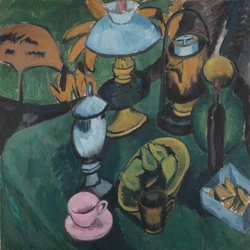Still Life with a Lamp