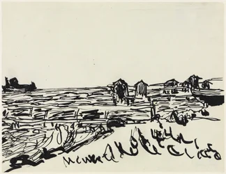 Beach with Bathing Carts