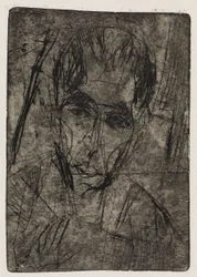 Street Bend/Portrait of Wilhelmine Julow I
