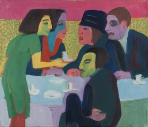 Scene in the Café. Around 1926
