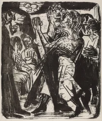 Dancing Peasant Couple. 1920