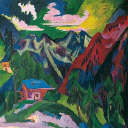 The Klosters Mountains, c.1923