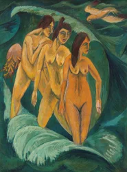 Three Bathers