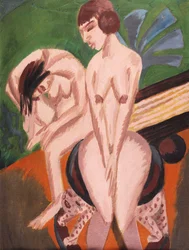 Two Nudes in the Room