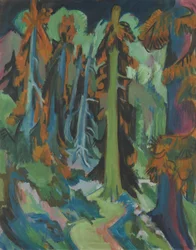 Weather Firs (Mountain Forest Path, Mountain Forest Trunks)