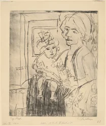 Young Woman with Child